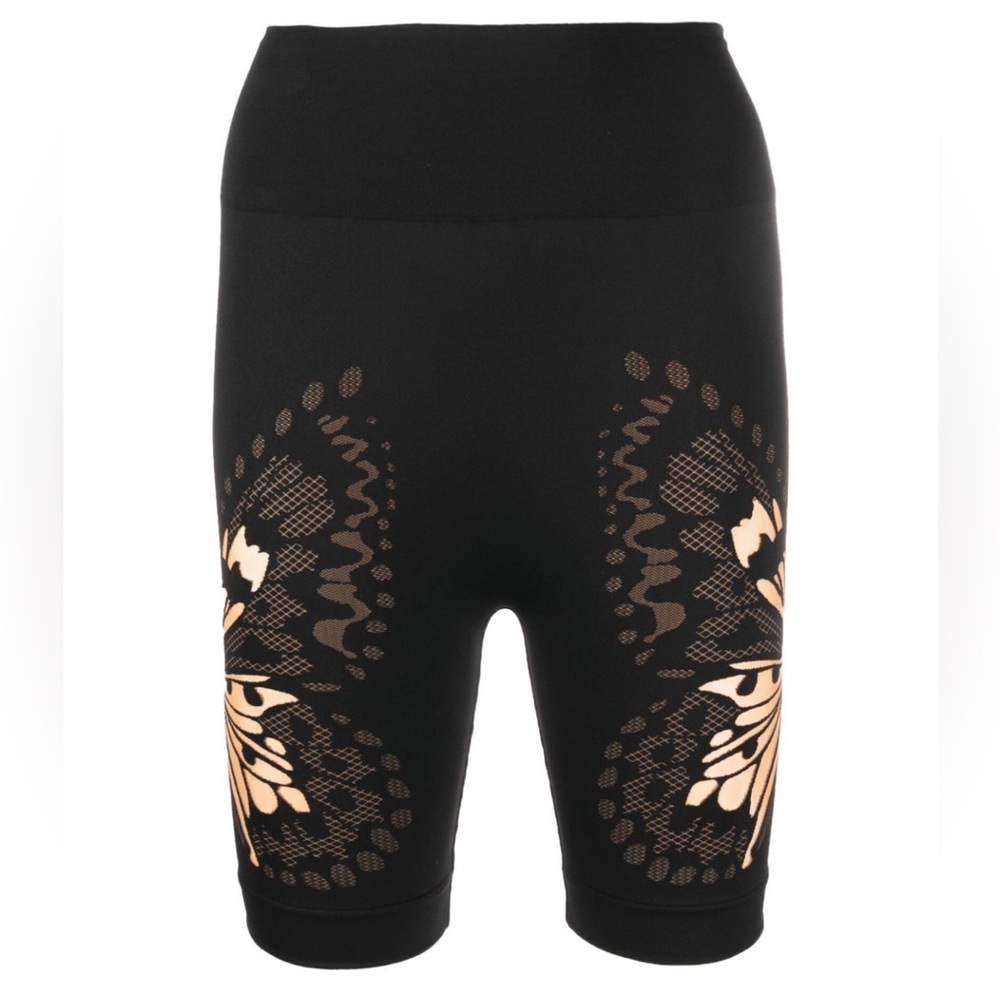 WOLFORD Butterfly Print cycling shorts SIZE MEDIUM